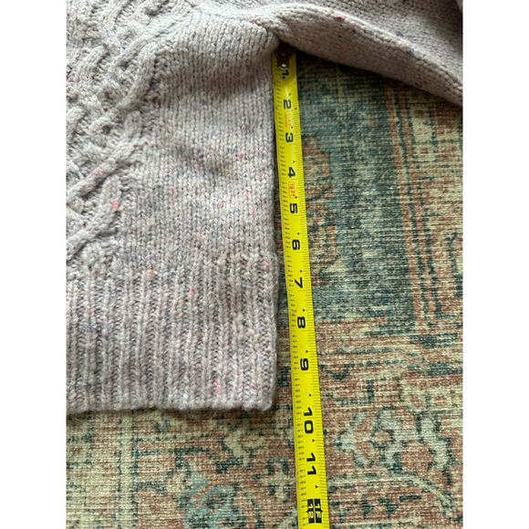 Maeve Anthropologie Cardigan Sweater Women M Cable Knit Preppy Academia - Picture 6 of 6